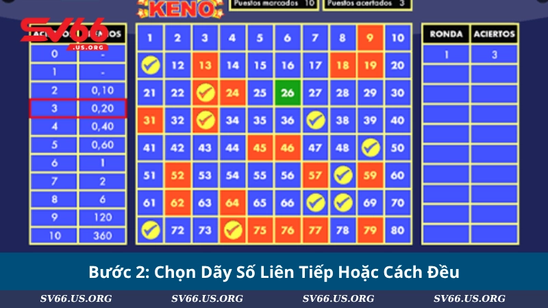 Bước 2: Chọn Dãy Số Liên Tiếp Hoặc Cách Đều